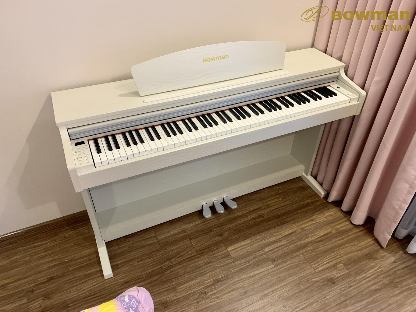Mua đàn PIANO điện màu trắng ở đâu? Bowman PIANO Việt Nam